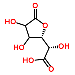 InChI=1/C6H8O7/c7-1-2(8)6(12)13-4(1)3(9)5(10)11/h1-4,7-9H,(H,10,11)/t1?,2?,3-,4-/m0/s1