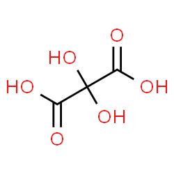 ChemSpider 2D Image | Dihydroxymalonic acid | C3H4O6