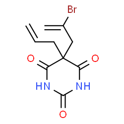 ChemSpider 2D Image | Brallobarbital | C10H11BrN2O3