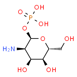 ChemSpider 2D Image | 2-Amino-2-deoxy-1-O-phosphono-alpha-D-allopyranose | C6H14NO8P