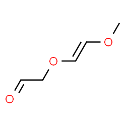 ChemSpider 2D Image | {[(E)-2-Methoxyvinyl]oxy}acetaldehyde | C5H8O3