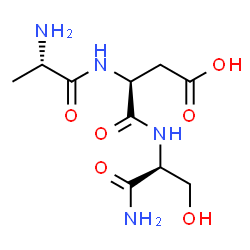 ChemSpider 2D Image | L-Alanyl-L-alpha-aspartyl-L-serinamide | C10H18N4O6