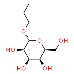 ChemSpider 2D Image | Propyl alpha-L-talopyranoside | C9H18O6