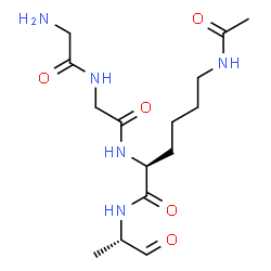 ChemSpider 2D Image | Glycylglycyl-N~6~-acetyl-N-[(2S)-1-oxo-2-propanyl]-L-lysinamide | C15H27N5O5