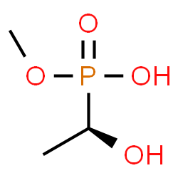 ChemSpider 2D Image | Methyl hydrogen [(1R)-1-hydroxyethyl]phosphonate | C3H9O4P