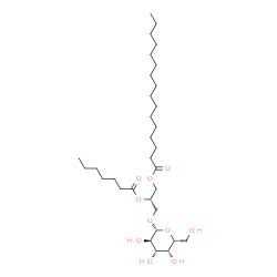 ChemSpider 2D Image | (2S)-3-(beta-D-Galactopyranosyloxy)-2-(heptanoyloxy)propyl palmitate | C32H60O10