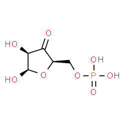 ChemSpider 2D Image | 5-O-Phosphono-beta-D-threo-pentofuranos-3-ulose | C5H9O8P