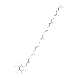 ChemSpider 2D Image | 2,3-Dimethoxy-5-methyl-6-[(2E,6E,10E,14E,18E,22E,26E,28Z)-3,7,11,15,19,23,27,31-octamethyl-2,6,10,14,18,22,26,28-dotriacontaoctaen-1-yl]-1,4-benzenediol | C49H76O4