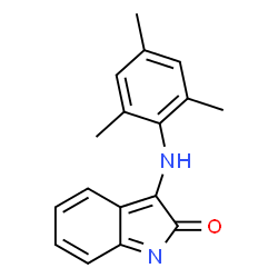 ChemSpider 2D Image | 3-(Mesitylamino)-2H-indol-2-one | C17H16N2O