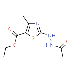 ChemSpider 2D Image | ethyl 2-acetohydrazido-4-methyl-1,3-thiazole-5-carboxylate | C9H13N3O3S