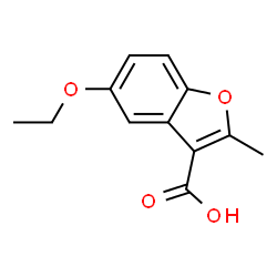 ChemSpider 2D Image | 5-Ethoxy-2-methyl-benzofuran-3-carboxylic acid | C12H12O4