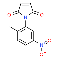 ChemSpider 2D Image | N-(5-NITRO-ORTHO-TOLYL)-MALEIMIDE | C11H8N2O4