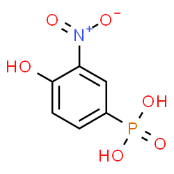 ChemSpider 2D Image | (4-Hydroxy-3-nitrophenyl)phosphonic acid | C6H6NO6P