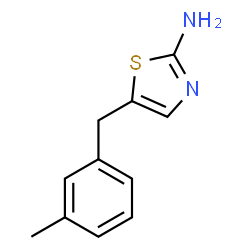 ChemSpider 2D Image | 5-(3-Methylbenzyl)thiazol-2-amine | C11H12N2S