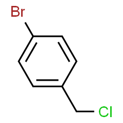 ChemSpider 2D Image | 4-Bromobenzyl chloride | C7H6BrCl
