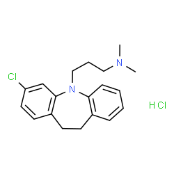 ChemSpider 2D Image | Clomipramine hydrochloride | C19H24Cl2N2