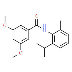 ChemSpider 2D Image | N-(2-Isopropyl-6-methylphenyl)-3,5-dimethoxybenzamide | C19H23NO3