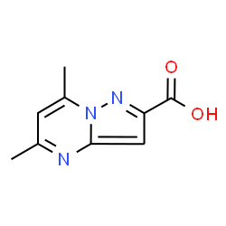 ChemSpider 2D Image | 5,7-Dimethylpyrazolo[1,5-a]pyrimidine-2-carboxylic acid | C9H9N3O2