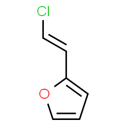 ChemSpider 2D Image | 2-[(E)-2-Chlorovinyl]furan | C6H5ClO