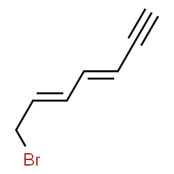 ChemSpider 2D Image | (3E,5E)-7-Bromo-3,5-heptadien-1-yne | C7H7Br