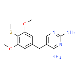 ChemSpider 2D Image | metioprim | C14H18N4O2S