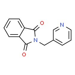 ChemSpider 2D Image | 2-(3-pyridylmethyl)-1,3-isoindolinedione | C14H10N2O2