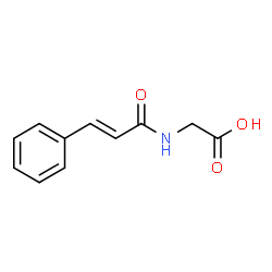 ChemSpider 2D Image | Cinnamoyl glycine | C11H11NO3