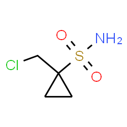 ChemSpider 2D Image | 1-(Chloromethyl)cyclopropanesulfonamide | C4H8ClNO2S