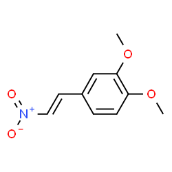 ChemSpider 2D Image | 3,4-dimethoxy-beta-nitrostyrene | C10H11NO4