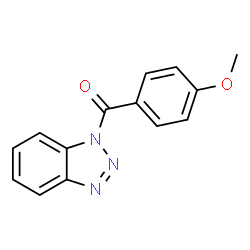 ChemSpider 2D Image | 1-(4-Methoxybenzoyl)-1H-benzotriazole | C14H11N3O2