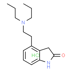 ChemSpider 2D Image | Ropinirole hydrochloride | C16H25ClN2O