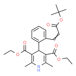 ChemSpider 2D Image | Lacidipine | C26H33NO6
