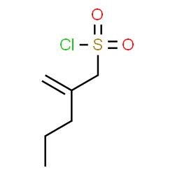 ChemSpider 2D Image | 2-Methylene-1-pentanesulfonyl chloride | C6H11ClO2S