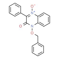 ChemSpider 2D Image | 1-(Benzyloxy)-3-phenyl-2(1H)-quinoxalinone 4-oxide | C21H16N2O3