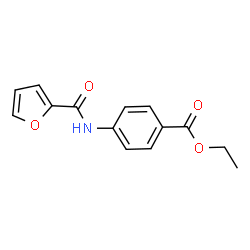 ChemSpider 2D Image | Ethyl 4-(2-furoylamino)benzoate | C14H13NO4
