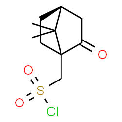 ChemSpider 2D Image | [(4S)-7,7-Dimethyl-2-oxobicyclo[2.2.1]hept-1-yl]methanesulfonyl chloride | C10H15ClO3S