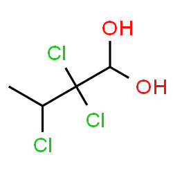 ChemSpider 2D Image | BUTYLCHLORAL HYDRATE | C4H7Cl3O2