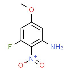 ChemSpider 2D Image | 3-Fluoro-5-methoxy-2-nitroaniline | C7H7FN2O3