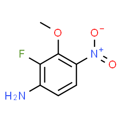 ChemSpider 2D Image | 2-Fluoro-3-methoxy-4-nitroaniline | C7H7FN2O3
