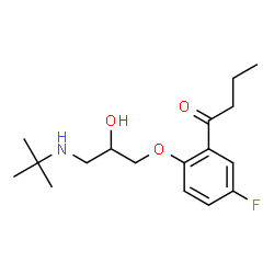 ChemSpider 2D Image | Butofilolol | C17H26FNO3