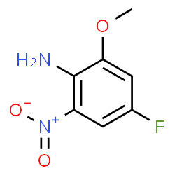 ChemSpider 2D Image | 4-Fluoro-2-methoxy-6-nitroaniline | C7H7FN2O3