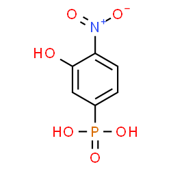 ChemSpider 2D Image | (3-Hydroxy-4-nitrophenyl)phosphonic acid | C6H6NO6P