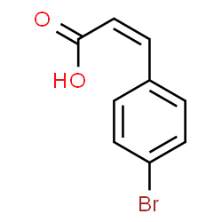ChemSpider 2D Image | (2Z)-3-(4-Bromophenyl)acrylic acid | C9H7BrO2