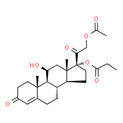ChemSpider 2D Image | hydrocortisone aceponate | C26H36O7