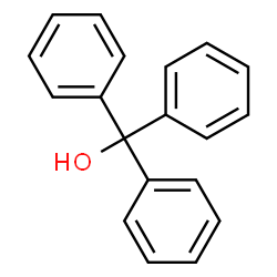 ChemSpider 2D Image | Triphenylmethanol | C19H16O