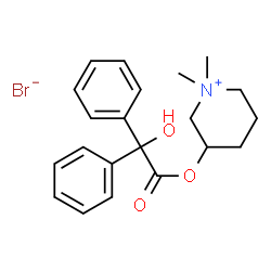 ChemSpider 2D Image | Mepenzolate bromide | C21H26BrNO3