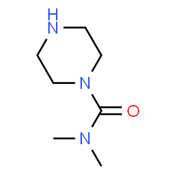 ChemSpider 2D Image | N,N-Dimethyl-1-piperazinecarboxamide | C7H15N3O