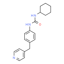 ChemSpider 2D Image | 1-Cyclohexyl-3-[4-(4-pyridinylmethyl)phenyl]urea | C19H23N3O