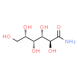 ChemSpider 2D Image | (2S,3S,4R,5S)-2,3,4,5,6-Pentahydroxyhexanamide (non-preferred name) | C6H13NO6