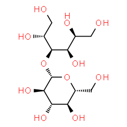 ChemSpider 2D Image | 4-O-beta-D-Glucopyranosyl-D-galactitol | C12H24O11